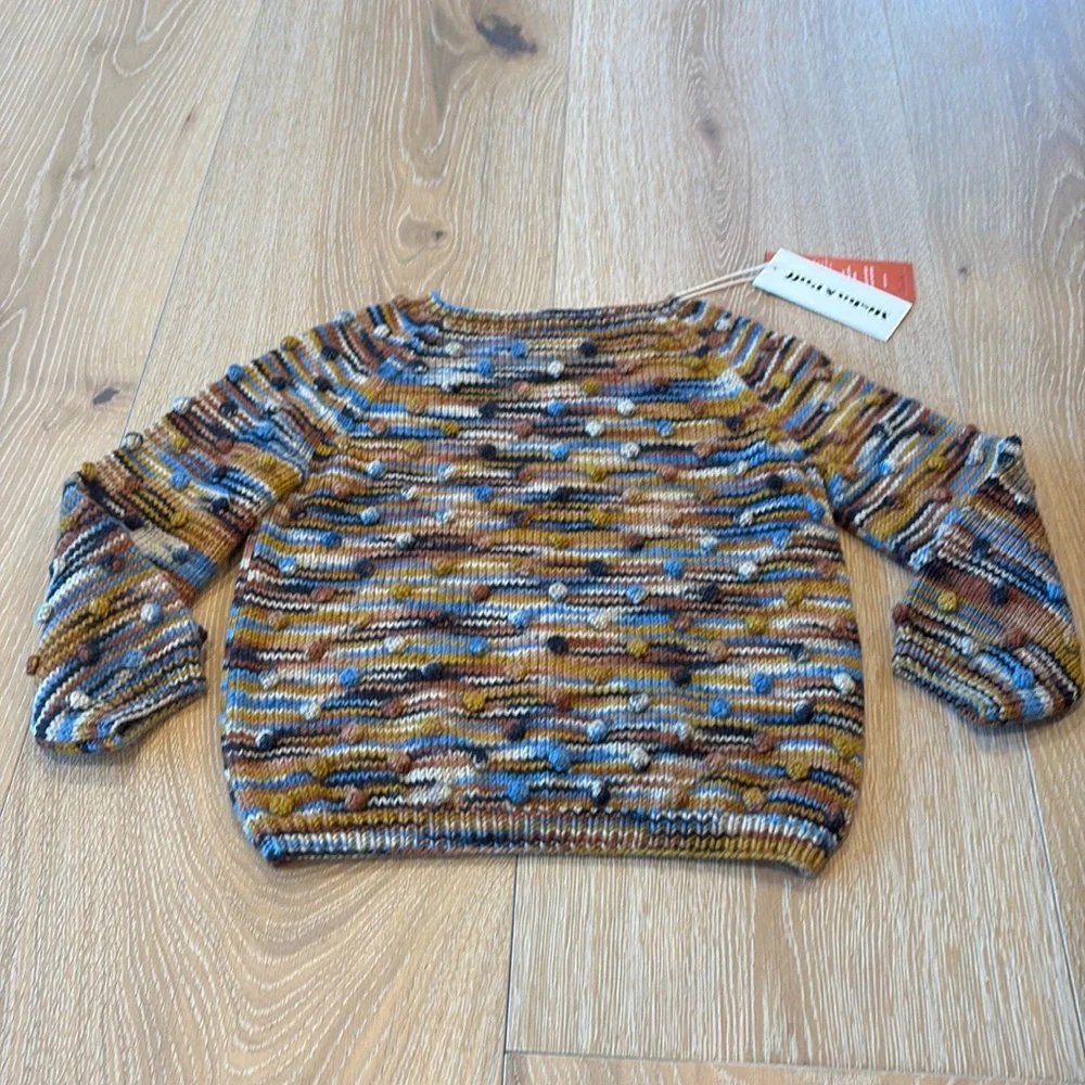 NWT Misha & Puff Kid’s Popcorn Sweater Original Spacedye Sz 4y - Picture 2 of 6